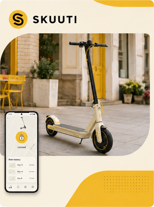 Skuuti e-scooter branding