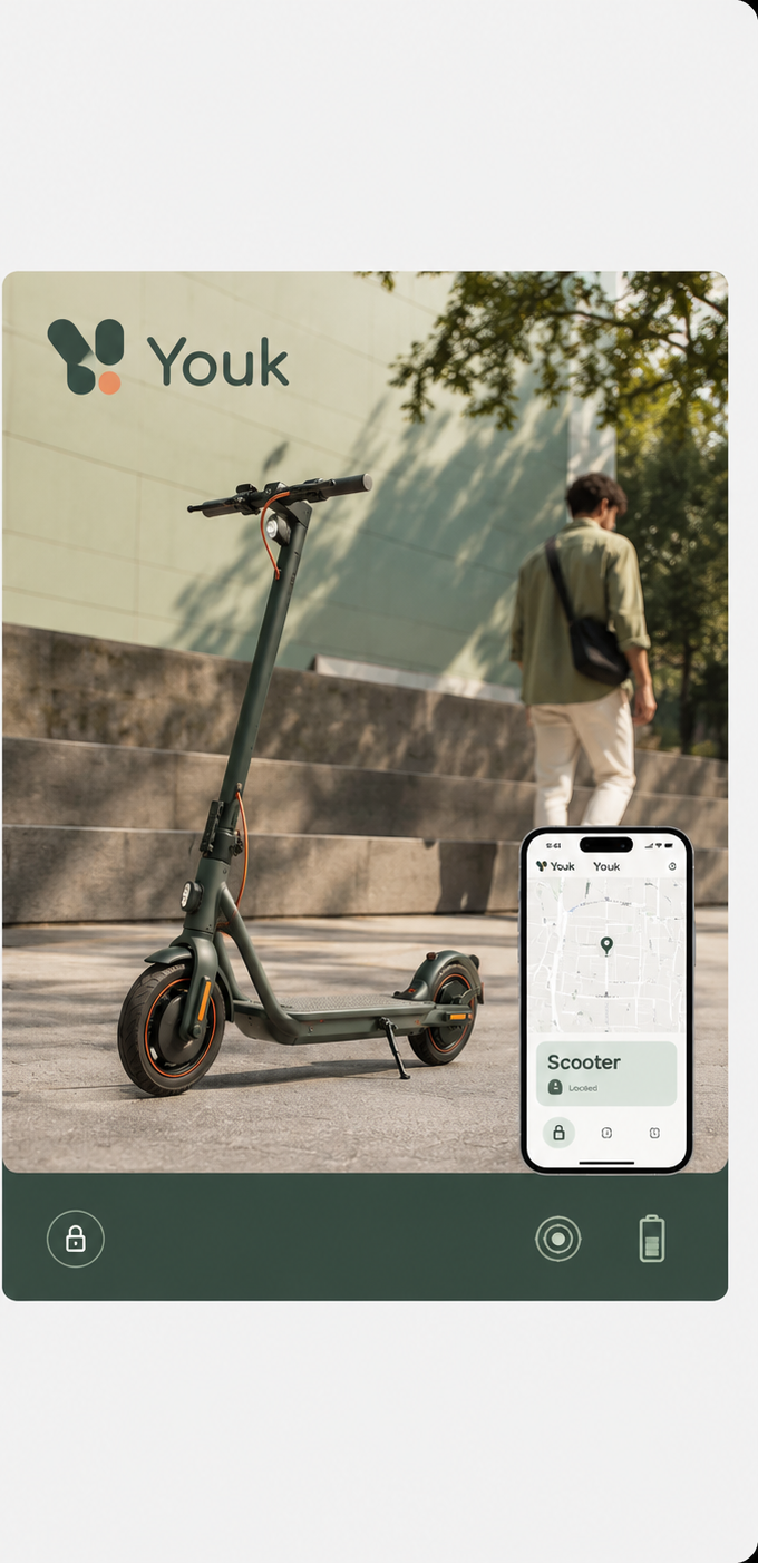 Youk e-scooter branding