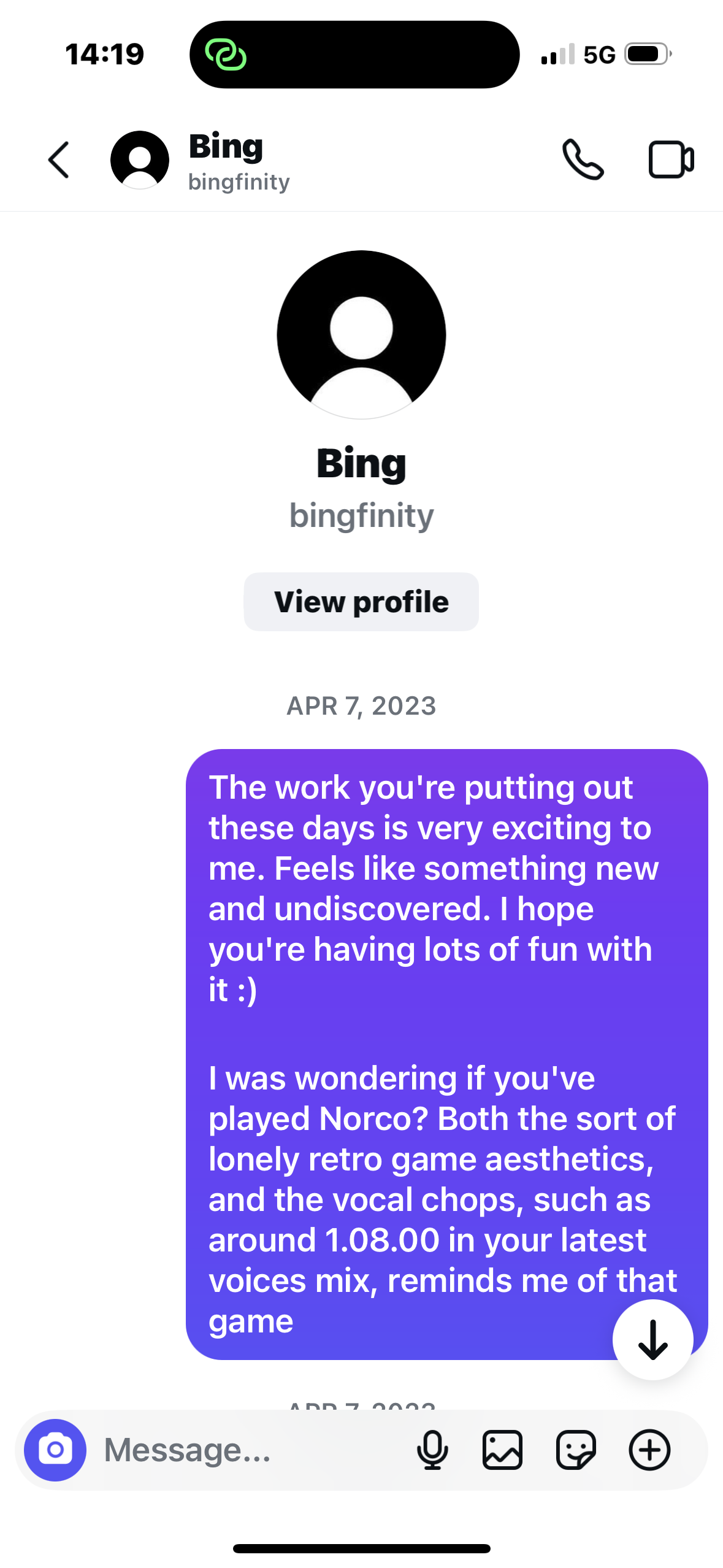 Talking to creators